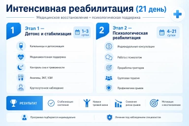Реабилитация за 21 день во Владивостоке